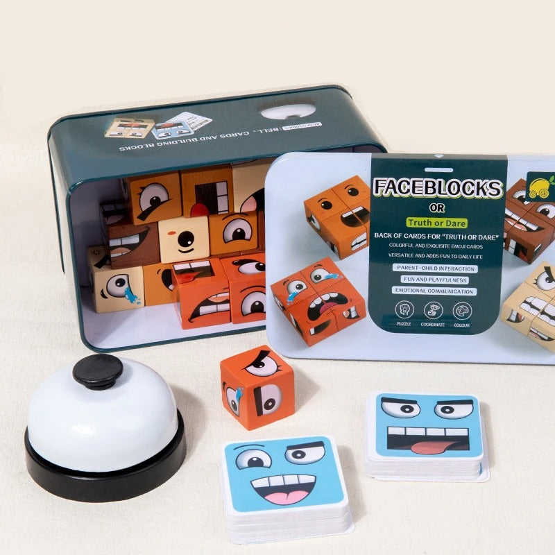 Face Blocks game | لعبة مكعبات الأوجه