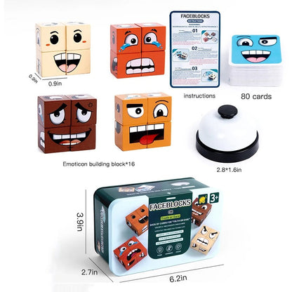 Face Blocks game | لعبة مكعبات الأوجه